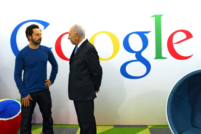Sergey-Brin-Google-Shimon-Peres