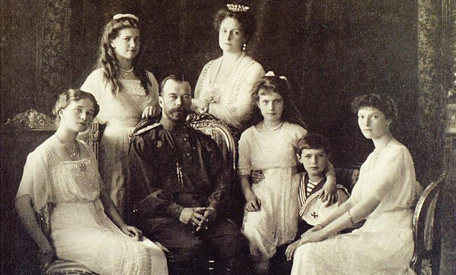 Czar Nicholas II and his family: brutally slaughtered by the Jewish Bolsheviks.